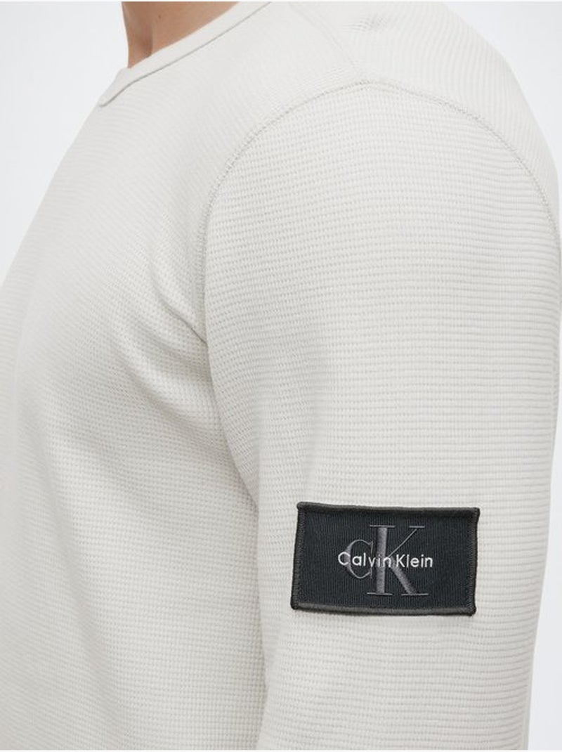 Maglietta a girocollo - calvin klein Bianco - Kiabi