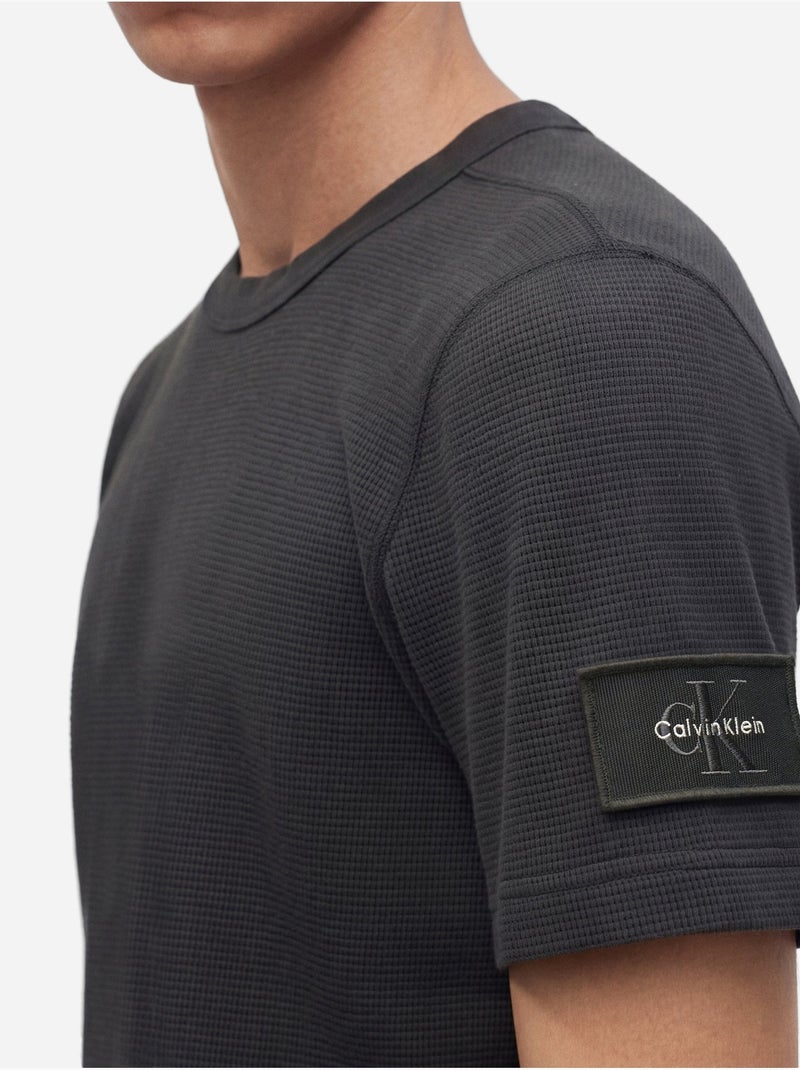 Maglietta a girocollo - calvin klein Nero - Kiabi