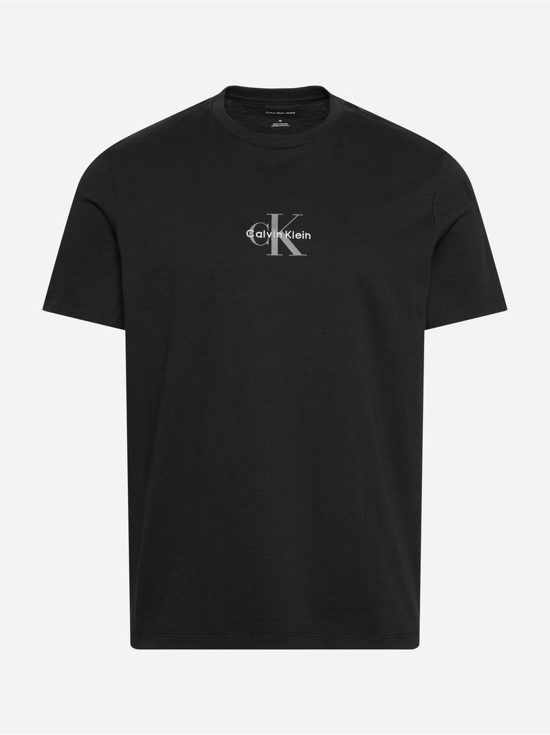 Maglietta a girocollo - Calvin Klein Nero - Kiabi