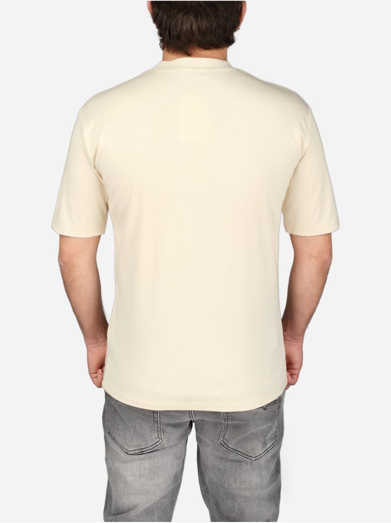 Maglietta a girocollo - Frilivin Beige - Kiabi