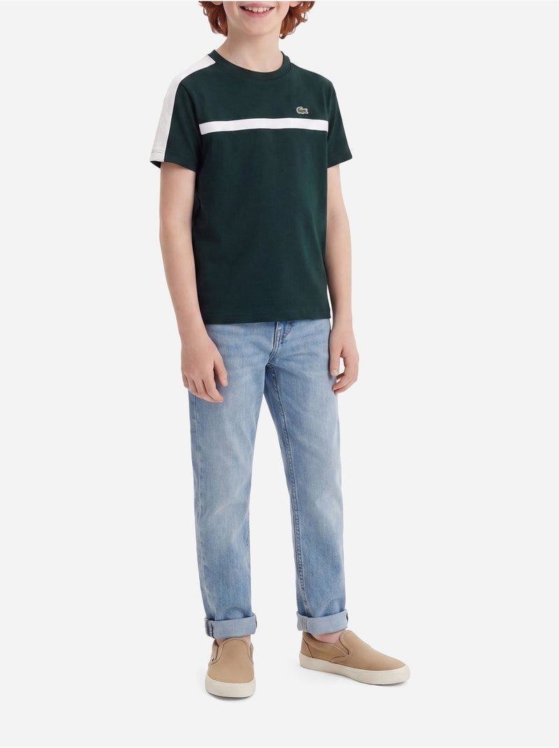 Maglietta a girocollo - lacoste Verde scuro - Kiabi