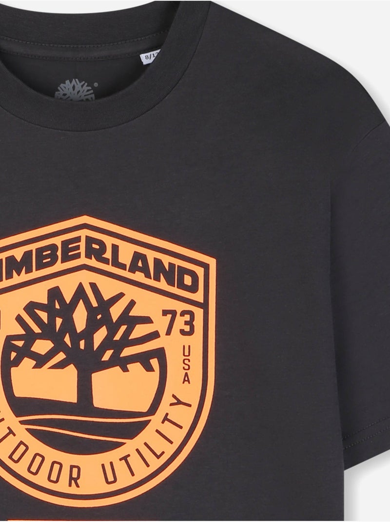 Maglietta a girocollo - Timberland Nero - Kiabi
