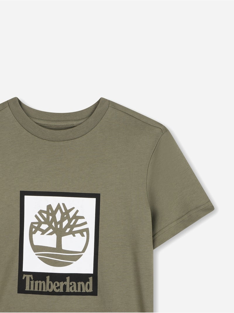 Maglietta a girocollo - Timberland Verde - Kiabi
