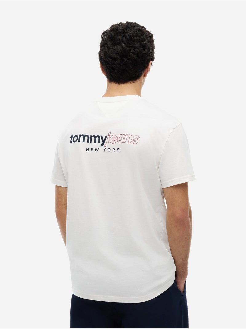 Maglietta a girocollo - tommy jeans Bianco - Kiabi