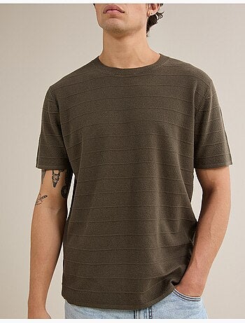 Maglietta a maglia, mo fashion