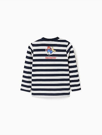 Maglietta a manica lunga a righe con Paddington