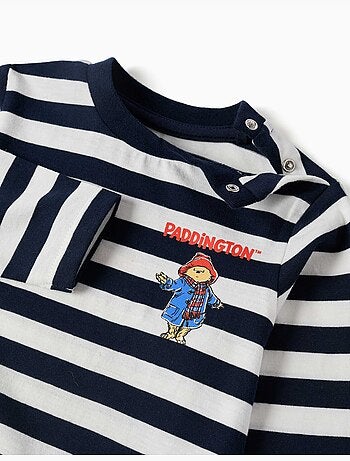 Maglietta a manica lunga a righe con Paddington