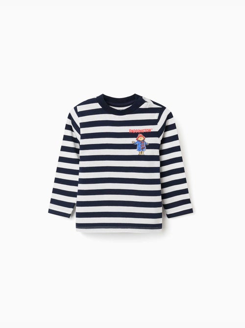 Maglietta a manica lunga a righe con Paddington - Kiabi Maglietta a manica lunga a righe con Paddington - Kiabi