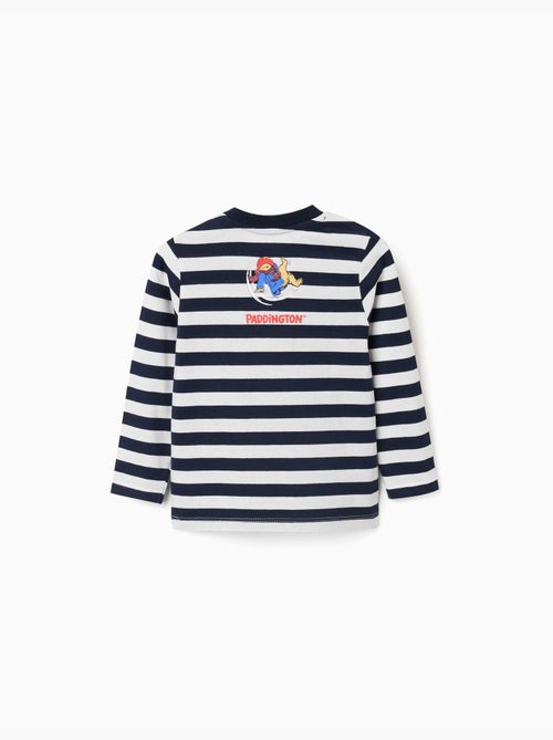 Maglietta a manica lunga a righe con Paddington - Kiabi Maglietta a manica lunga a righe con Paddington - Kiabi