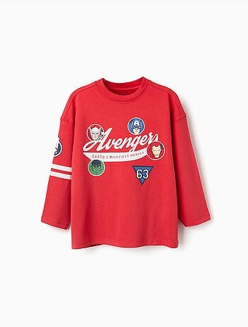 Maglietta a manica lunga realizzato in cotone con stampe Avengers