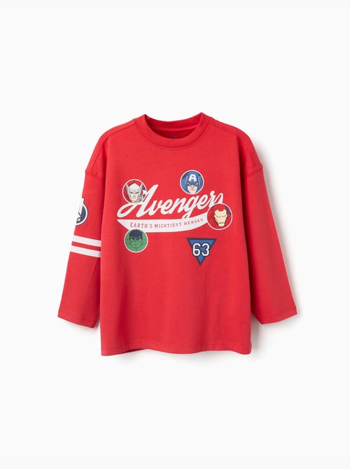 Maglietta a manica lunga realizzato in cotone con stampe Avengers - Kiabi
