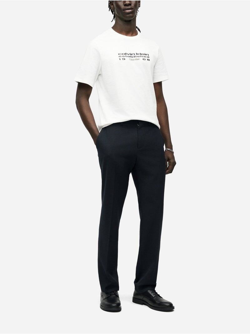 Maglietta a maniche corte - Calvin Klein Bianco - Kiabi