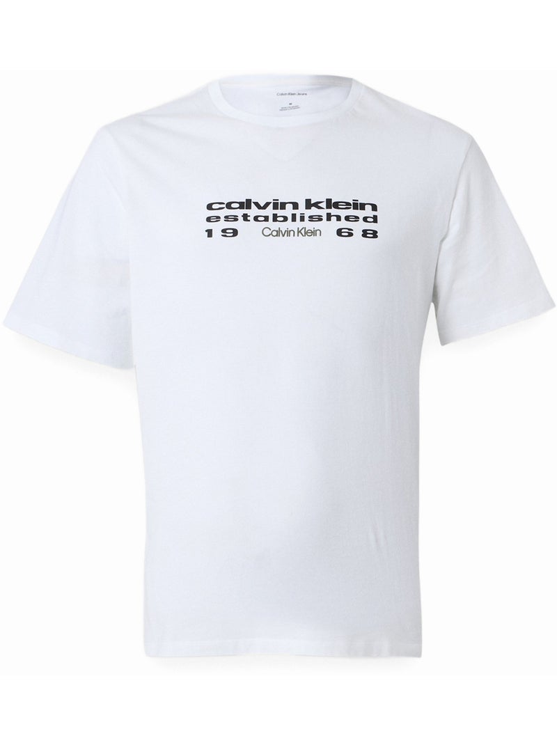 Maglietta a maniche corte - Calvin Klein Bianco - Kiabi