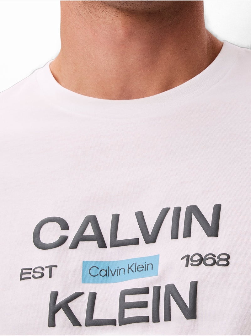 Maglietta a maniche corte - Calvin Klein Bianco - Kiabi