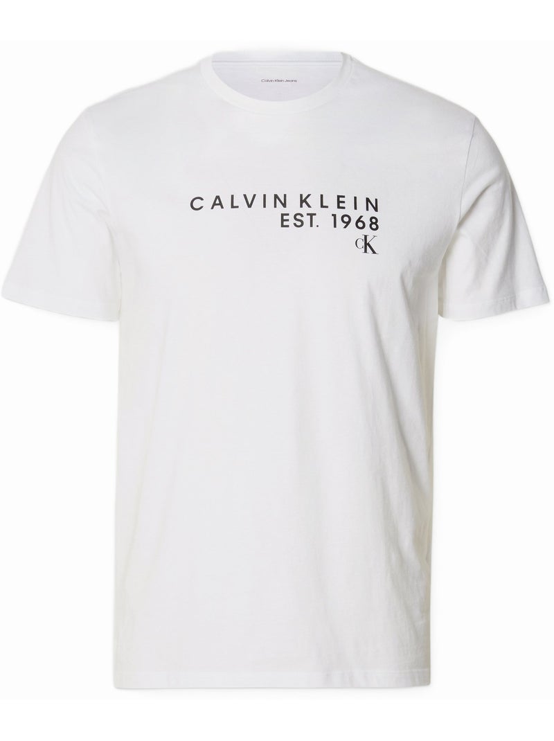 Maglietta a maniche corte - Calvin Klein Bianco - Kiabi