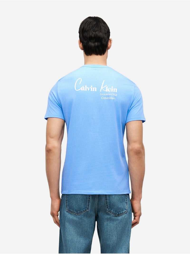 Maglietta a maniche corte - Calvin Klein Blu - Kiabi
