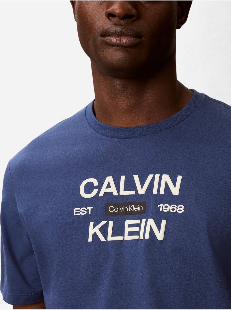 Maglietta a maniche corte - Calvin Klein Blu - Kiabi