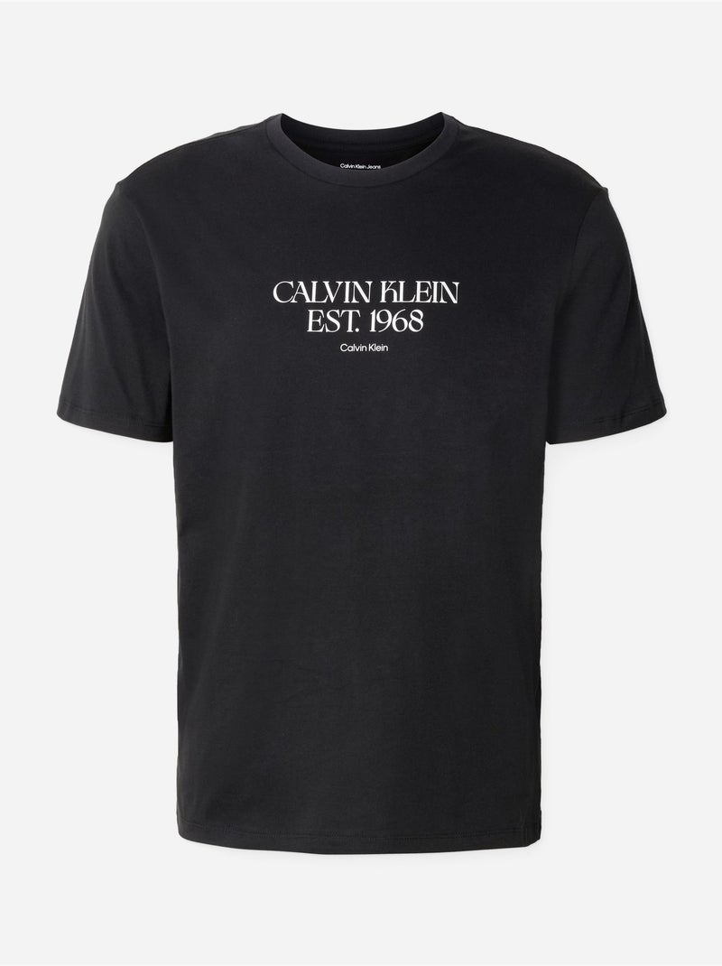 Maglietta a maniche corte - Calvin Klein Nero - Kiabi