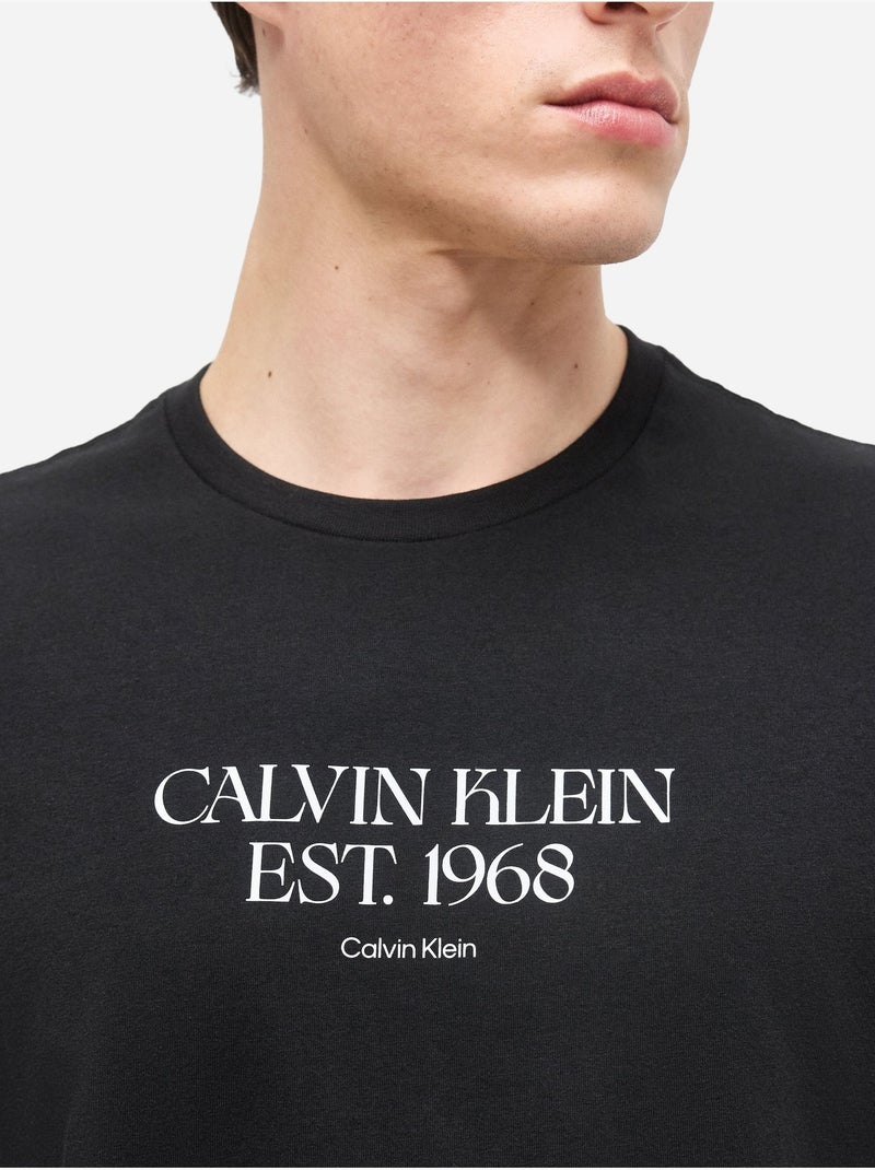 Maglietta a maniche corte - Calvin Klein Nero - Kiabi