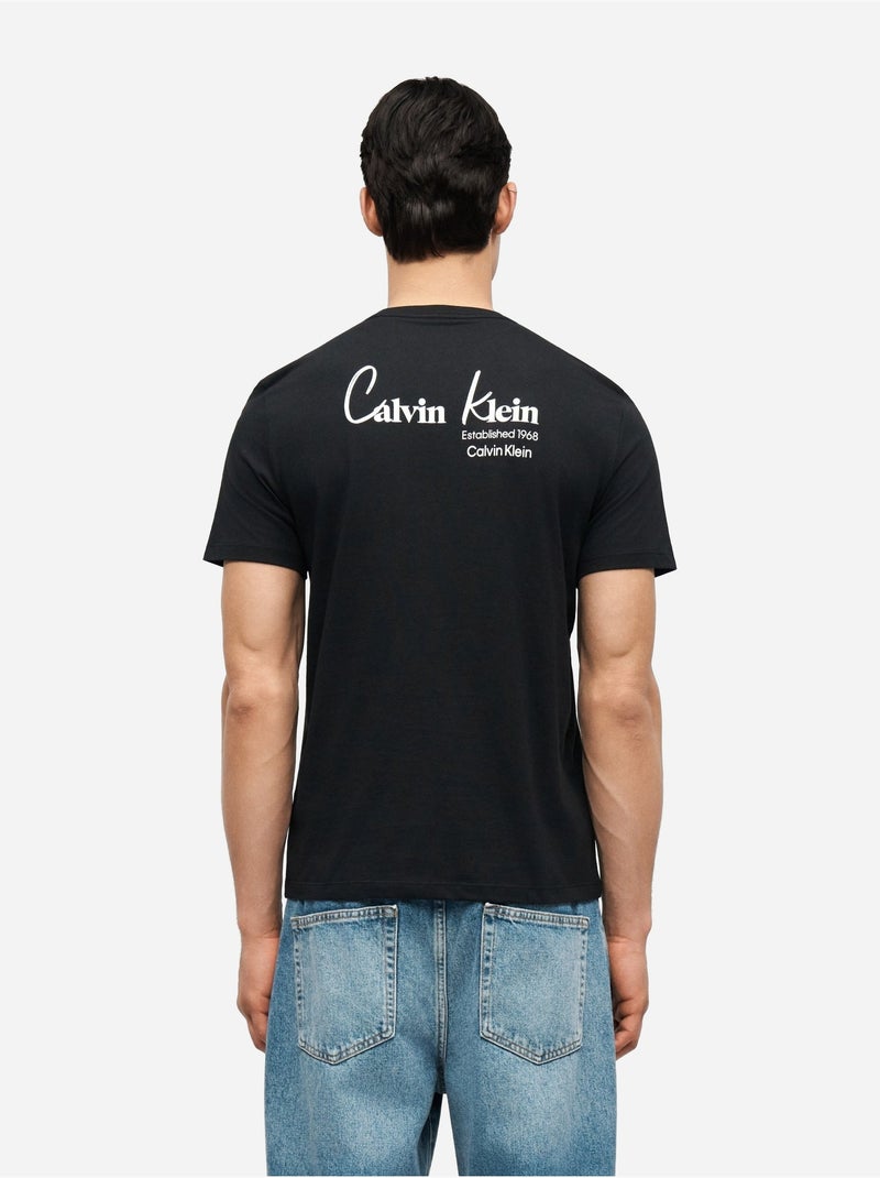 Maglietta a maniche corte - Calvin Klein Nero - Kiabi