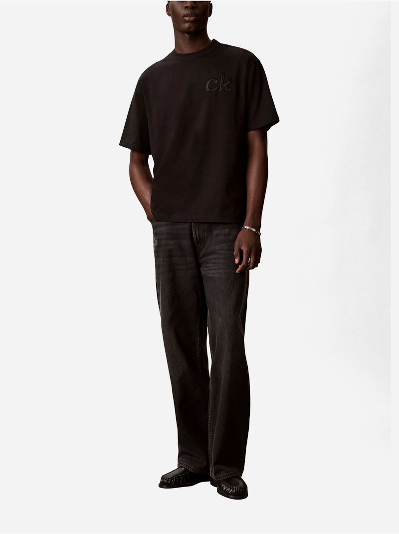 Maglietta a maniche corte - Calvin Klein Nero - Kiabi