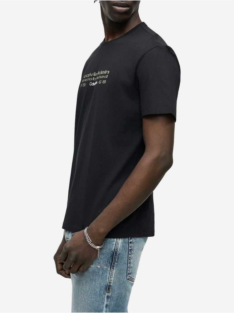 Maglietta a maniche corte - Calvin Klein Nero - Kiabi