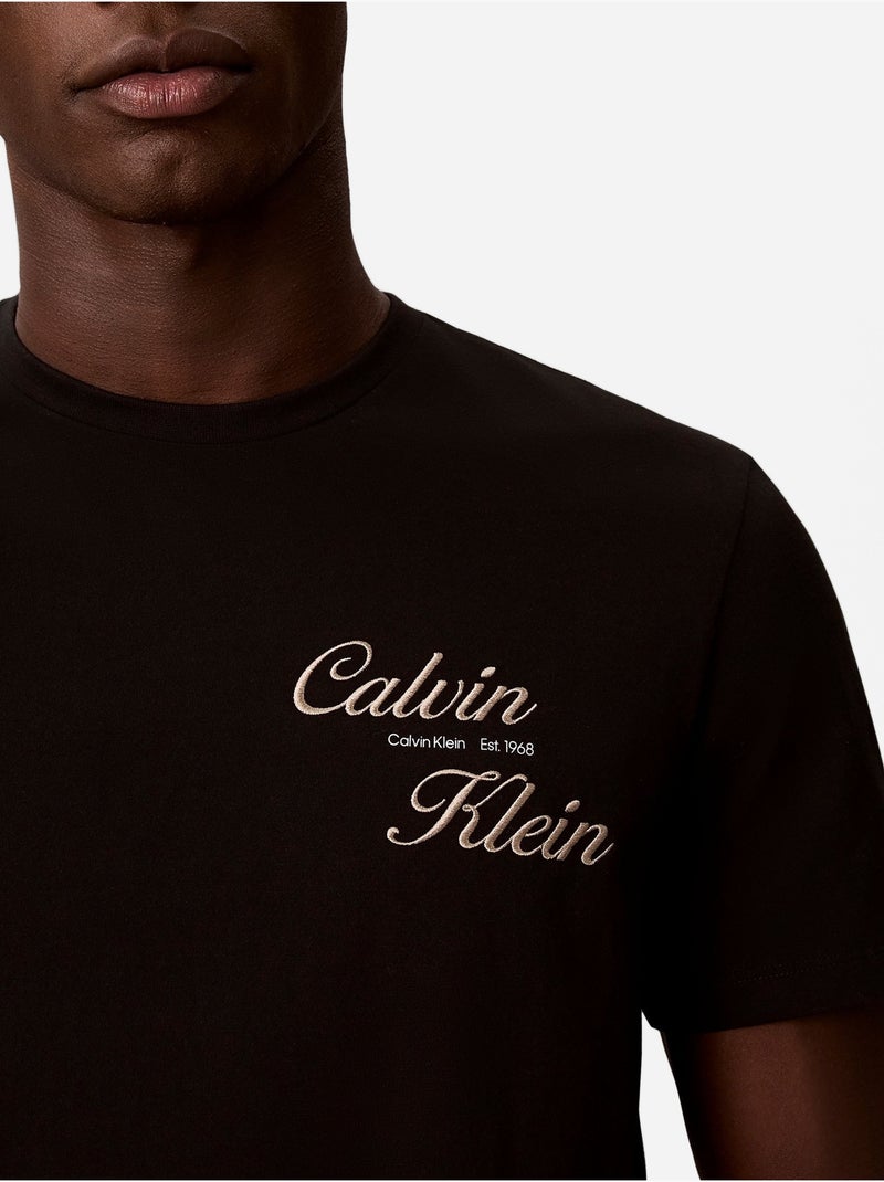 Maglietta a maniche corte - Calvin Klein Nero - Kiabi