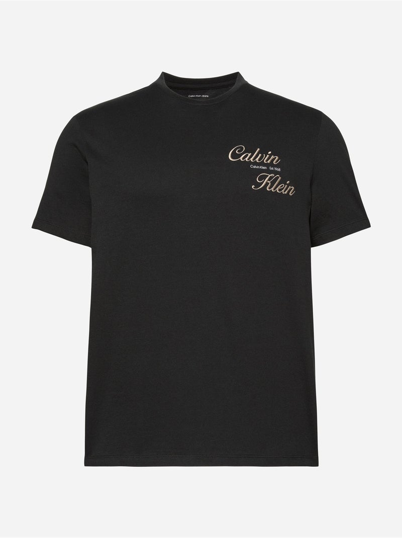 Maglietta a maniche corte - Calvin Klein Nero - Kiabi
