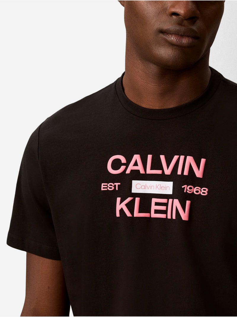 Maglietta a maniche corte - Calvin Klein Nero - Kiabi