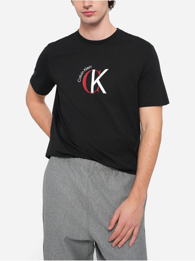 Maglietta a maniche corte - Calvin Klein Nero - Kiabi