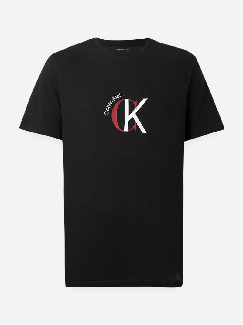 Maglietta a maniche corte - Calvin Klein Nero - Kiabi