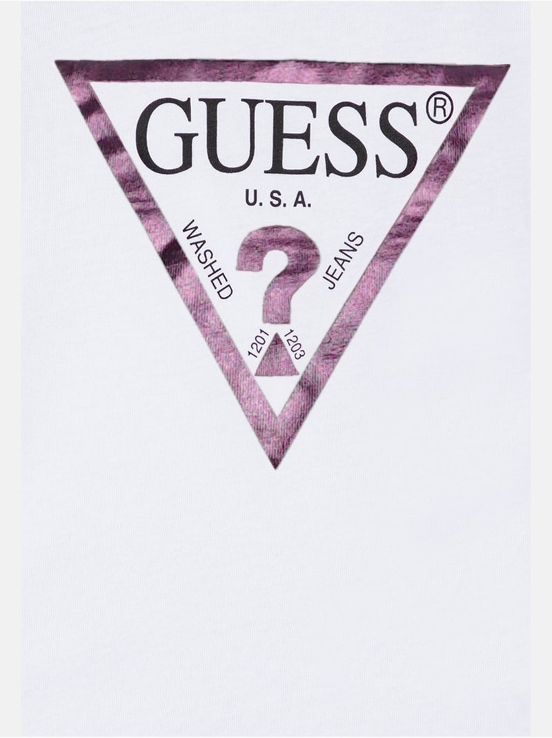 Maglietta a maniche corte - Guess kids Bianco Perlato - Kiabi