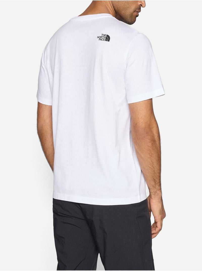 Maglietta a maniche corte - The North Face Bianco Nero - Kiabi