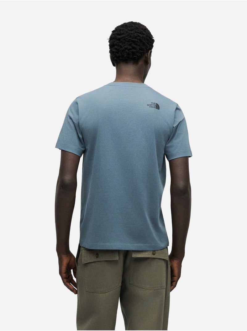Maglietta a maniche corte - The North Face Blu grigiastro - Kiabi