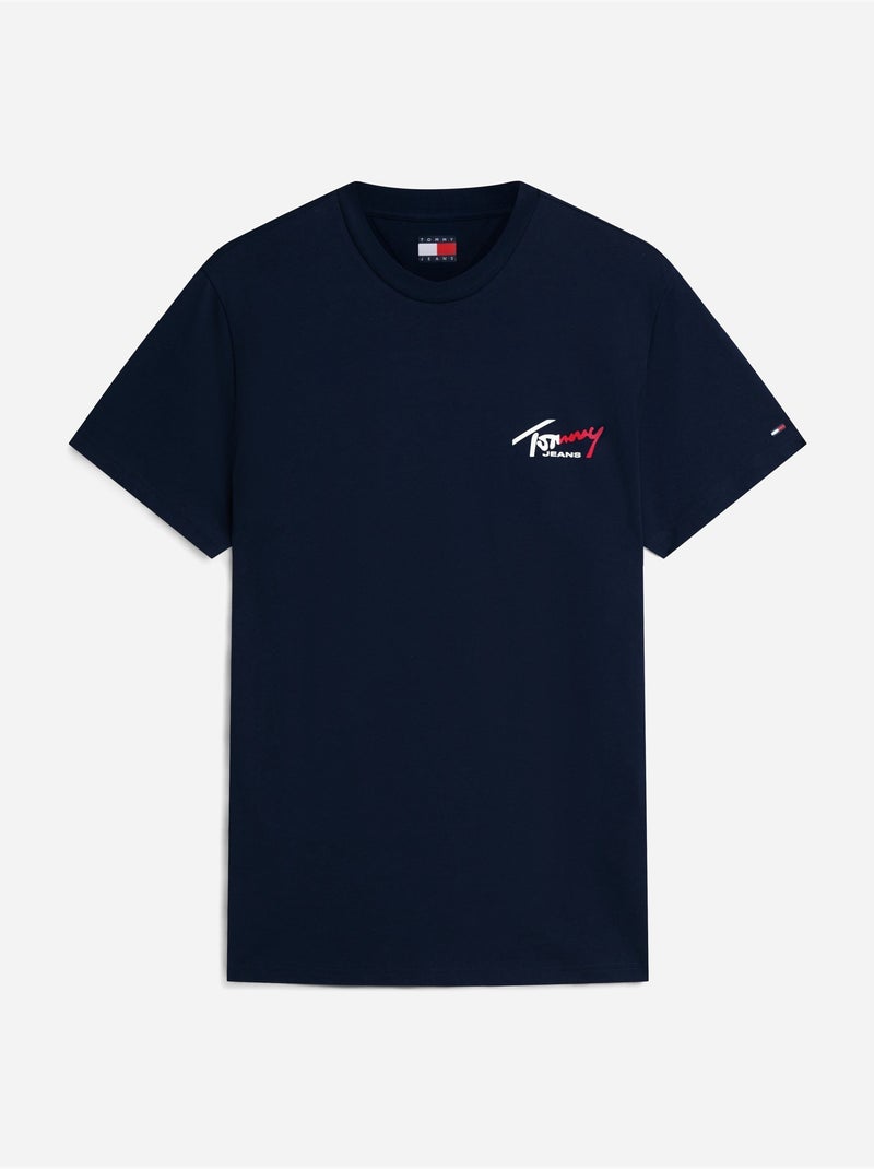Maglietta a maniche corte - Tommy jeans Blu scuro - Kiabi