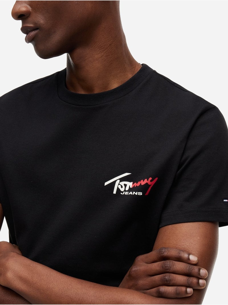 Maglietta a maniche corte - Tommy jeans Nero - Kiabi