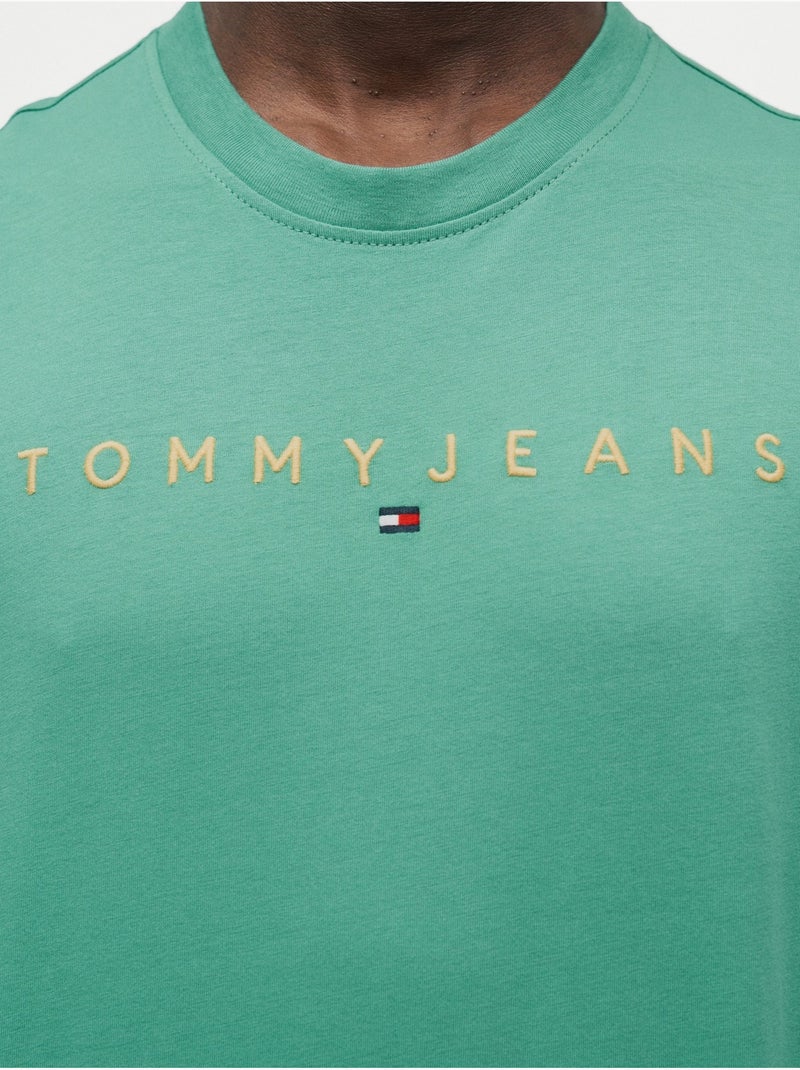 Maglietta a maniche corte - Tommy jeans Verde - Kiabi