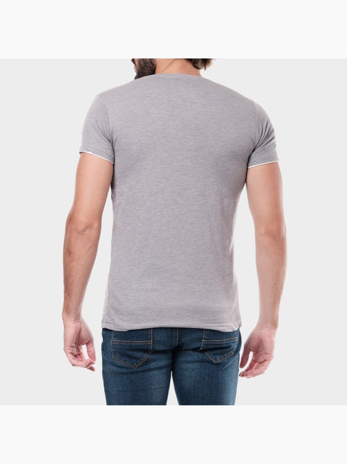 Maglietta a maniche corte con scollo a V - Kiabi