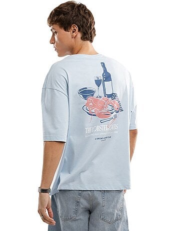 Maglietta a maniche corte in cotone biologico da uomo lifestyle uomo lobster lig