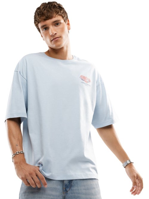 Maglietta a maniche corte in cotone biologico da uomo lifestyle uomo lobster lig - Kiabi