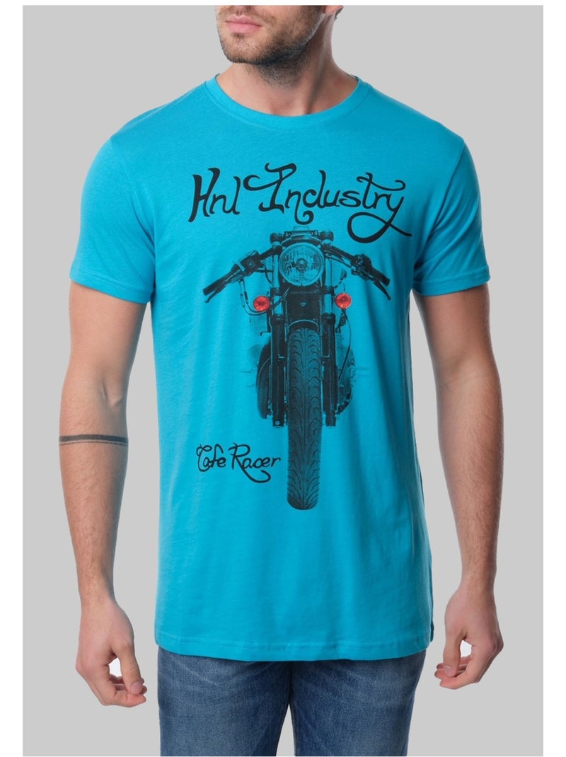 Maglietta a maniche corte Kebello Blu - Kiabi