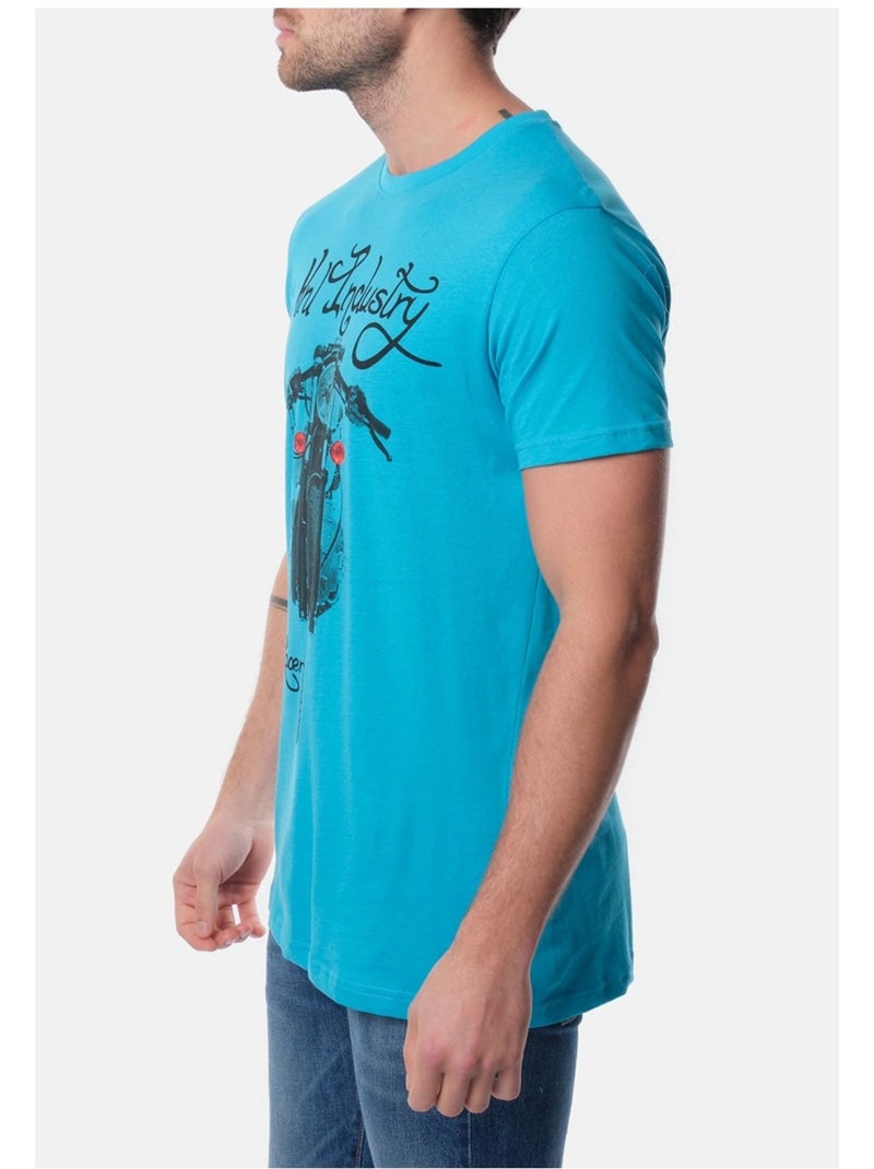 Maglietta a maniche corte Kebello Blu - Kiabi