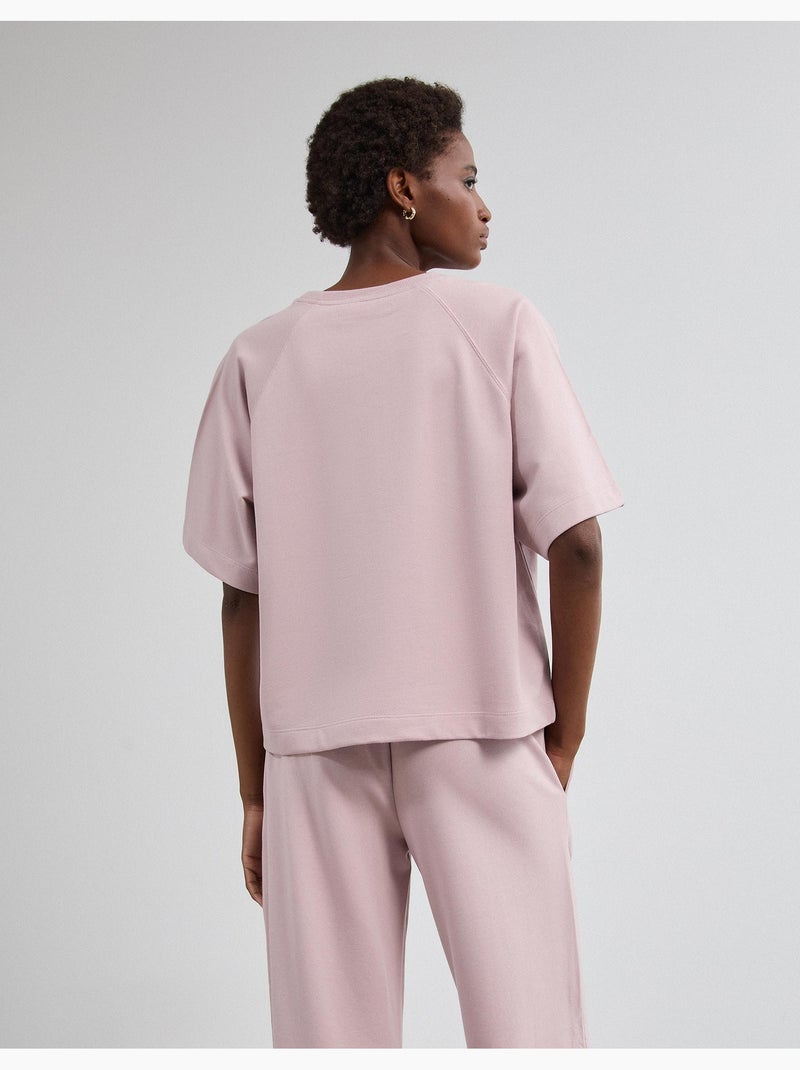 Maglietta a maniche corte, mo fashion Viola - Kiabi