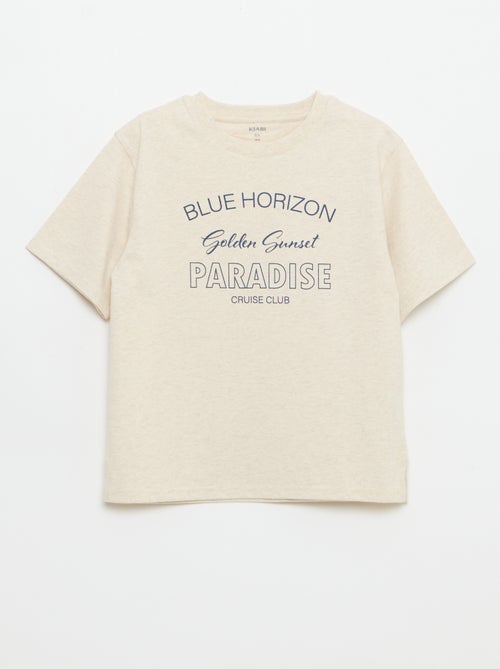 Maglietta a maniche corte stampata - Kiabi