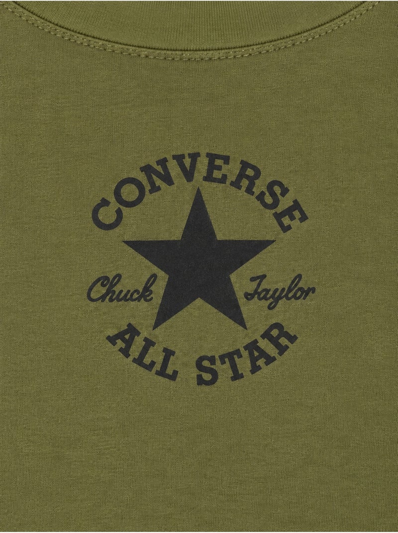 Maglietta a maniche lunghe - converse Cachi - Kiabi
