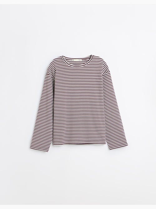 Maglietta a maniche lunghe a righe, mo fashion - Kiabi