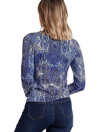 Maglietta a maniche lunghe ADMAS Blue Skin per donna