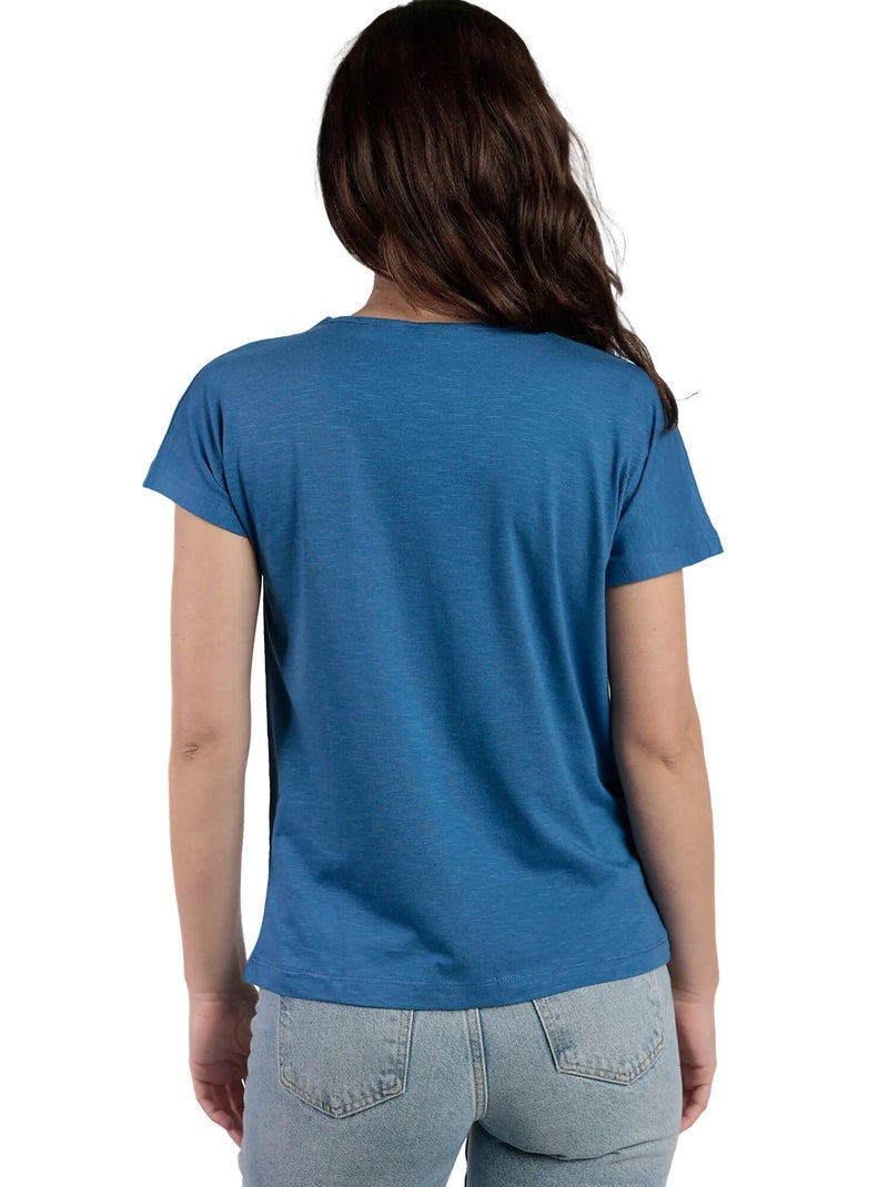 Maglietta a maniche lunghe ADMAS da donna Messico Blu - Kiabi