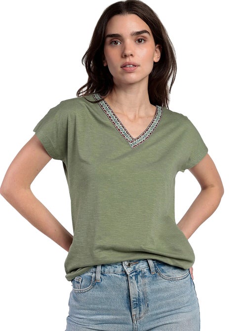 Maglietta a maniche lunghe ADMAS da donna Messico - Kiabi Maglietta a maniche lunghe ADMAS da donna Messico - Kiabi