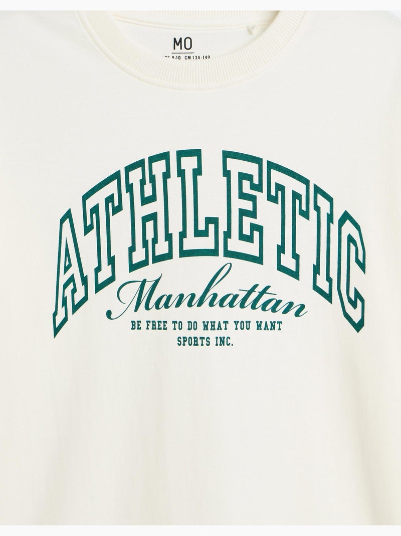Maglietta a maniche lunghe, mo fashion Bianco - Kiabi